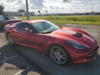 2016 Chevrolet Corvette Z51 1LT with VIN 1G1YH2D77G5115392, listed as a Copart auction lot 74354934 with 0 mi miles and Non Repairable. Bid and sale history available at carsss.com. Image 4.