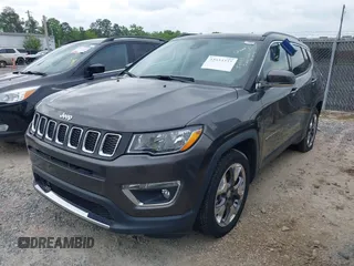 2021 Jeep Compass Limited with VIN 3C4NJCCB6MT523419, listed as a IAAI auction lot 42034333 with 22,080 mi miles. Bid and sale history available at carsss.com. Image 2.
