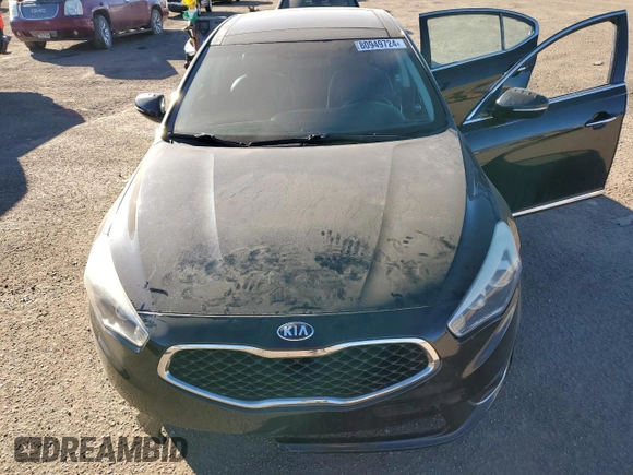 2016 Kia Cadenza Premium with VIN KNALN4D73G5220806, listed as a Copart auction lot 80949724 with 88,114 mi miles and Salvage Title. Bid and sale history available at carsss.com. Image 12.