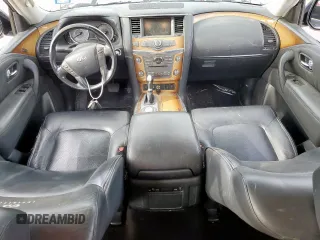 2011 Infiniti QX56 7-passenger with VIN JN8AZ2NFXB9504352, listed as a Copart auction lot 57708865 with Not provided miles and Clean title. Bid and sale history available at DreamBid. Image 8.