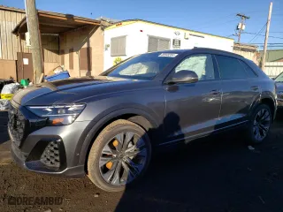 2025 Audi Q8 Premium Plus with VIN WA1EVBF12SD002406, listed as a Copart auction lot 86548284 with 1,756 mi miles and Salvage Title. Bid and sale history available at carsss.com. Image 1.