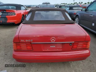 1996 Mercedes-Benz SL-Class with VIN WDBFA67FXTF131702, listed as a Copart auction lot 76585014 with 0 mi miles and Non Repairable. Bid and sale history available at carsss.com. Image 6.
