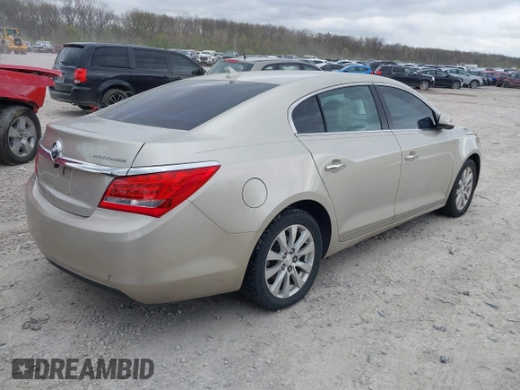 2014 Buick LaCrosse with VIN 1G4GA5GR3EF184346, listed as a IAAI auction lot 42040074 with 165,799 mi miles. Bid and sale history available at carsss.com. Image 4.