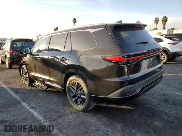 2024 Lexus TX 350 with VIN 5TDAAAA65RS007966, listed as a Copart auction lot 85343724 with 35,782 mi miles and Salvage title. Bid and sale history available at DreamBid. Image 2.