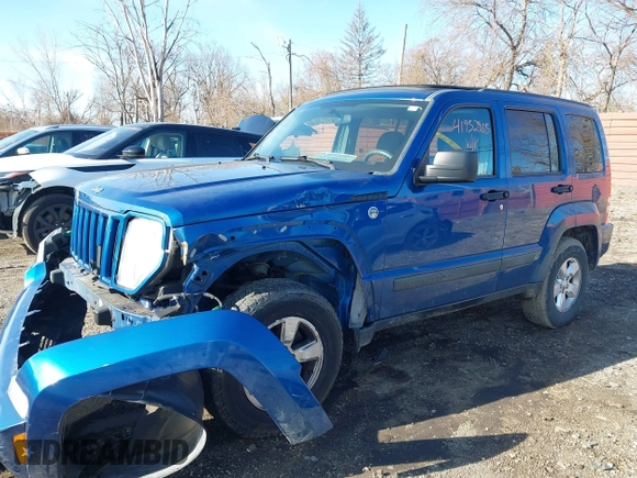 2010 Jeep Liberty Sport with VIN 1J4PN2GK2AW179248, listed as a IAAI auction lot 41952965 with 215,995 mi miles. Bid and sale history available at carsss.com. Image 17.