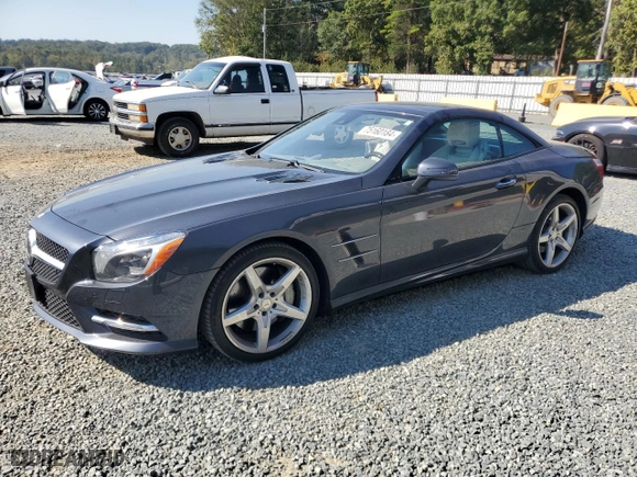 2014 Mercedes-Benz SL-Class SL 550 with VIN WDDJK7DA8EF029489, listed as a Copart auction lot 75160184 with 15,665 mi miles and Salvage Title. Bid and sale history available at carsss.com. Image 1.