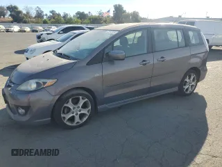 2009 Mazda 5 Sport with VIN JM1CR29L290348021, listed as a Copart auction lot 75912434 with 84,022 mi miles and Salvage Title. Bid and sale history available at DreamBid. Image 1.