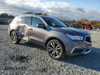 2020 Acura MDX w/Advance Pkg with VIN 5J8YD4H81LL037412, listed as a Copart auction lot 80635984 with 60,410 mi miles and Salvage Title. Bid and sale history available at carsss.com. Image 4.