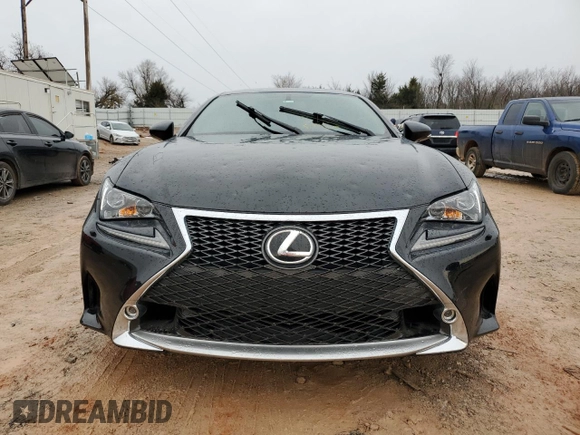 2017 Lexus RC with VIN JTHSM5BC4H5002509, listed as a Copart auction lot 86573324 with 65,743 mi miles and Salvage Title. Bid and sale history available at carsss.com. Image 5.