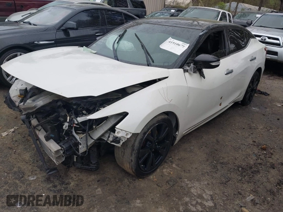 2017 Nissan Maxima Platinum with VIN 1N4AA6AP2HC412534, listed as a IAAI auction lot 41910678 with 140,675 mi miles and . Bid and sale history available at DreamBid. Image 19.