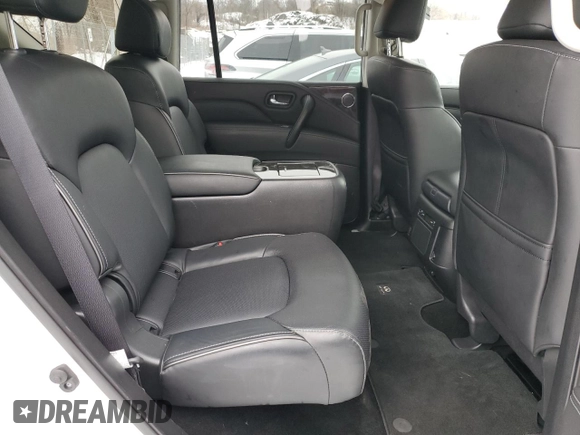 2024 Infiniti QX80 LUXE with VIN JN8AZ2AE4R9328082, listed as a Copart auction lot 45181285 with 27,999 mi miles and Salvage Title. Bid and sale history available at carsss.com. Image 11.