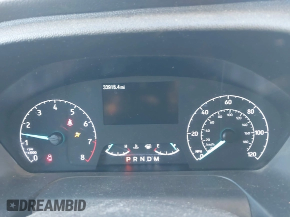 2023 Ford Transit Cargo with VIN 1FTBR1C81PKA63841, listed as a IAAI auction lot 41582275 with 33,915 mi miles and . Bid and sale history available at DreamBid. Image 7.