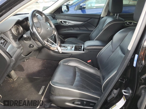2018 Infiniti Q70 Luxe with VIN JN1BY1PR4JM370490, listed as a Copart auction lot 44268895 with 95,590 mi miles and Salvage title. Bid and sale history available at DreamBid. Image 7.