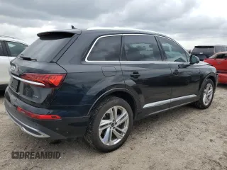 2023 Audi Q7 Premium with VIN WA1AXBF71PD017225, listed as a Copart auction lot 54541995 with 28,874 mi miles and Salvage title. Bid and sale history available at DreamBid. Image 3.