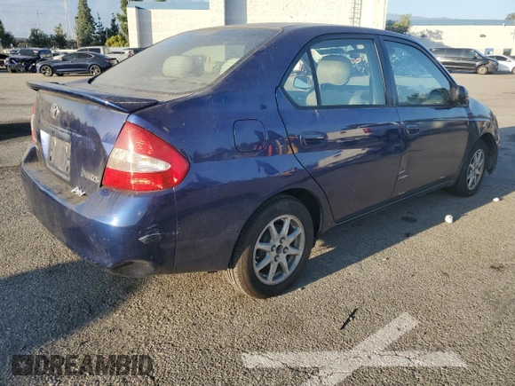 2002 Toyota Prius with VIN JT2BK18U020048934, listed as a Copart auction lot 82934924 with 0 mi miles and Salvage Title. Bid and sale history available at carsss.com. Image 3.