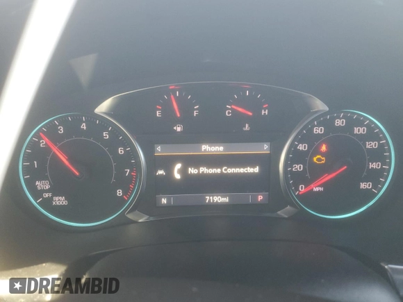 2023 Chevrolet Traverse LT Cloth with VIN 1GNERGKW7PJ272577, listed as a Copart auction lot 57145305 with 7,190 mi miles and Salvage title. Bid and sale history available at DreamBid. Image 9.