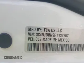 2024 Jeep Compass Latitude с VIN 3C4NJDBN9RT132757, выставлен на аукционе IAAI как лот 42691446 с пробегом 23 660 миль миль и . История ставок и продаж доступна на DreamBid. Изображение 9.
