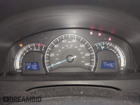 2012 Toyota Camry L with VIN 4T1BF1FK3CU128179, listed as a IAAI auction lot 41720874 with 114,387 mi miles. Bid and sale history available at carsss.com. Image 7.
