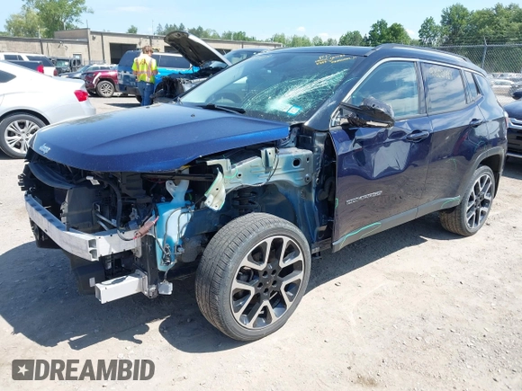 2018 Jeep Compass Limited z VIN 3C4NJDCB8JT147811, wystawiony jako IAAI lot #42600489 z przebiegiem 101 783 mil mil oraz . Historia ofert i sprzedaży dostępna na DreamBid. Obrazek 2.