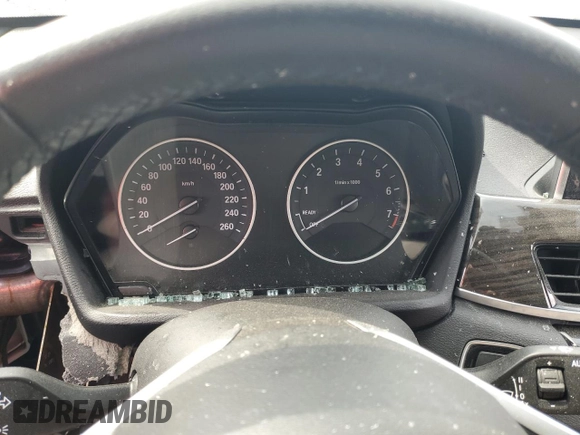 2016 BMW X1 xDrive28i with VIN WBXHT3C3XG5E49609, listed as a Copart auction lot 50213825 with Not Provided miles and Salvage Title. Bid and sale history available at carsss.com. Image 9.