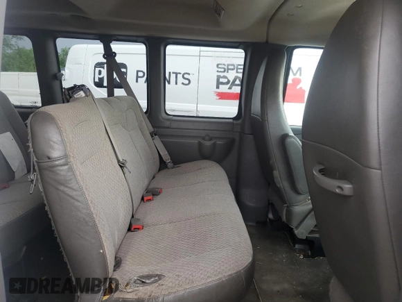 2013 Chevrolet Express Passenger LT with VIN 1GAZG1FG9D1189947, listed as a Copart auction lot 54183165 with 84,745 mi miles and Salvage title. Bid and sale history available at DreamBid. Image 11.