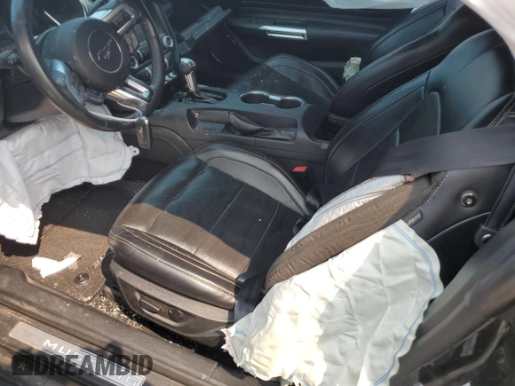 2020 Ford Mustang GT with VIN 1FA6P8CF6L5130303, listed as a Copart auction lot 57838495 with 45,319 mi miles and Salvage title. Bid and sale history available at DreamBid. Image 8.