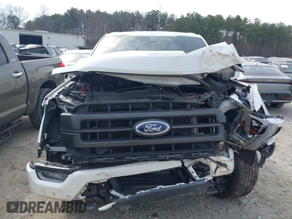 2022 Ford F-150 XL with VIN 1FTFW1E8XNFA40166, listed as a IAAI auction lot 41776806 with 36,798 mi miles. Bid and sale history available at carsss.com. Image 12.