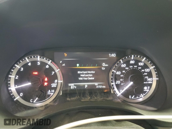 2023 Toyota Highlander L with VIN 5TDKDRBH9PS028911, listed as a Copart auction lot 62825255 with 31,721 mi miles and Salvage title. Bid and sale history available at DreamBid. Image 9.