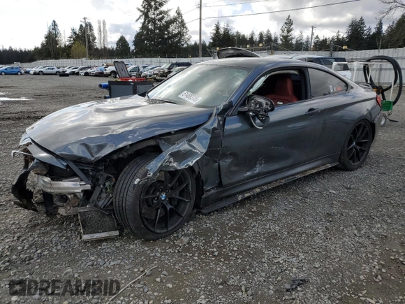 2015 BMW M4 with VIN WBS3R9C56FK330181, listed as a Copart auction lot 51498315 with Not provided miles and Salvage title. Bid and sale history available at DreamBid. Image 1.