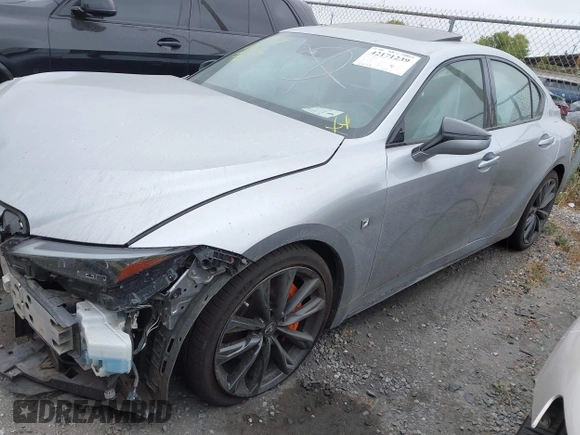 2021 Lexus IS 350 F Sport with VIN JTHGZ1B25M5045922, listed as a IAAI auction lot 42171239 with 43,539 mi miles and . Bid and sale history available at DreamBid. Image 23.