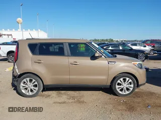 2015 Kia Soul + with VIN KNDJP3A53F7232765, listed as a IAAI auction lot 41670533 with 54,637 mi miles. Bid and sale history available at carsss.com. Image 13.