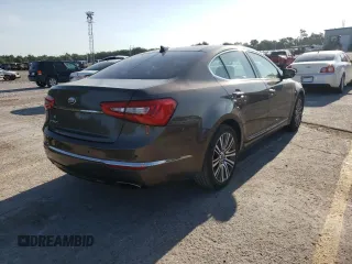2014 Kia Cadenza Premium with VIN KNALN4D7XE5129951, listed as a Copart auction lot 86706934 with 79,828 mi miles and Salvage Title. Bid and sale history available at carsss.com. Image 4.
