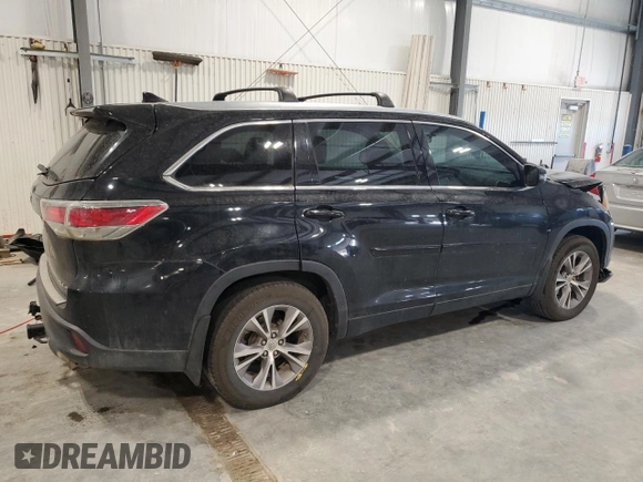 2014 Toyota Highlander XLE z VIN 5TDJKRFH0ES027364, wystawiony jako Copart lot #54519265 z przebiegiem 204 335 mil mil oraz Szkoda całkowita • Salvage title. Historia ofert i sprzedaży dostępna na DreamBid. Obrazek 3.