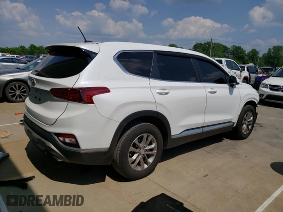 2019 Hyundai Santa Fe SE with VIN 5NMS23ADXKH013816, listed as a Copart auction lot 58556295 with 159,521 mi miles and Salvage title. Bid and sale history available at DreamBid. Image 3.