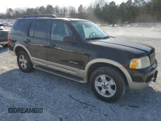 2005 Ford Explorer Eddie Bauer z VIN 1FMZU64WX5UA75605, wystawiony jako Copart lot #47082575 z przebiegiem Nie podano mil oraz Szkoda całkowita • Salvage title. Historia ofert i sprzedaży dostępna na DreamBid. Obrazek 4.