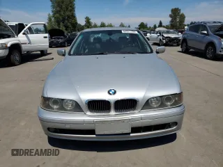2002 BMW 5 Series 530i with VIN WBADT53482CE93903, listed as a Copart auction lot 43745445 with 0 mi miles and Salvage Title. Bid and sale history available at carsss.com. Image 5.