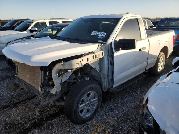 2023 Ford F-150 XL with VIN 1FTMF1CB4PKE99998, listed as a Copart auction lot 46230585 with 22,330 mi miles and Salvage Title. Bid and sale history available at carsss.com. Image 1.