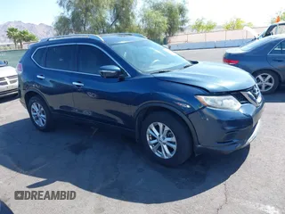 2015 Nissan Rogue SL with VIN 5N1AT2MV5FC927592, listed as a IAAI auction lot 42132041 with 174,536 mi miles and . Bid and sale history available at carsss.com. Image 1.