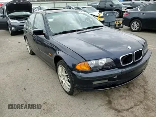 2001 BMW 3 Series 325i with VIN WBAAV33411EE25544, listed as a Copart auction lot 46291345 with 0 mi miles and Salvage Title. Bid and sale history available at carsss.com. Image 10.