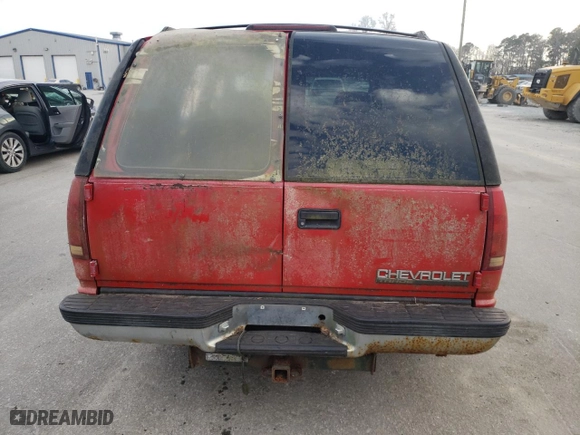 1999 Chevrolet Tahoe Z71 with VIN 1GNEK13R5XJ526703, listed as a Copart auction lot 46286835 with 199,992 mi miles and Salvage Title. Bid and sale history available at carsss.com. Image 6.