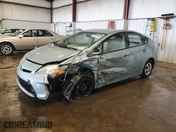 2014 Toyota Prius Four with VIN JTDKN3DU5E1750987, listed as a Copart auction lot 61462325 with 67,808 mi miles and Salvage title. Bid and sale history available at DreamBid. Image 1.