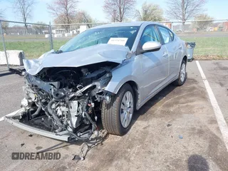 2020 Nissan Sentra S with VIN 3N1AB8BV6LY252922, listed as a IAAI auction lot 41934760 with 56,866 mi miles. Bid and sale history available at carsss.com. Image 6.
