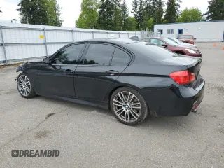 2014 BMW 3 Series 335i with VIN WBA3A9C5XEF477543, listed as a Copart auction lot 54410795 with 67,237 mi miles and Salvage Title. Bid and sale history available at carsss.com. Image 2.
