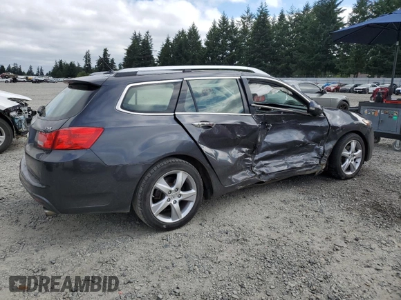 2012 Acura TSX Technology with VIN JH4CW2H60CC001280, listed as a Copart auction lot 63530445 with 134,548 mi miles and Salvage title. Bid and sale history available at DreamBid. Image 3.