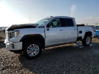 2023 GMC Sierra 3500HD Denali z VIN 1GT49WEY8PF212872, wystawiony jako Copart lot #82487884 z przebiegiem 24 109 mil mil oraz Szkody całkowita. Historia ofert i sprzedaży dostępna na DreamBid. Obrazek 1.
