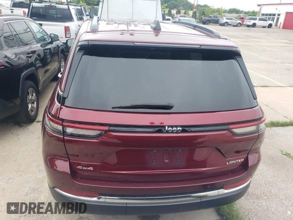 2023 Jeep Grand Cherokee Limited with VIN 1C4RJHBGXPC546293, listed as a IAAI auction lot 42853857 with 51,586 mi miles and . Bid and sale history available at DreamBid. Image 7.