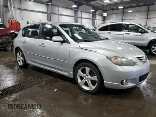 2006 Mazda 3 S Grand Touring with VIN JM1BK343361433226, listed as a Copart auction lot 80331964 with 163,207 mi miles and Salvage Title. Bid and sale history available at DreamBid. Image 4.