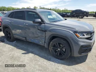2023 Volkswagen Atlas 2.0T SEL R-Line Black z VIN 1V2SC2CA4PC211886, wystawiony jako Copart lot #54224875 z przebiegiem 23 819 mil mil oraz Szkoda całkowita • Salvage title. Historia ofert i sprzedaży dostępna na DreamBid. Obrazek 4.