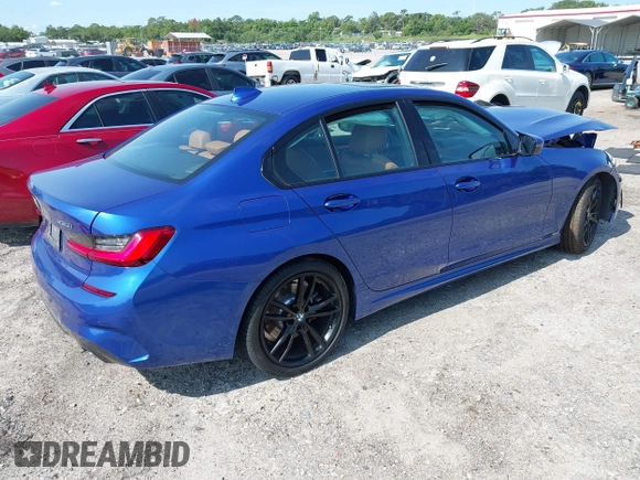 2020 BMW 3 Series 330i with VIN 3MW5R1J09L8B25490, listed as a IAAI auction lot 42404186 with 82,050 mi miles and . Bid and sale history available at DreamBid. Image 4.
