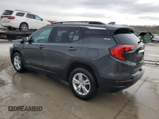 2018 GMC Terrain SLE with VIN 3GKALMEV4JL319157, listed as a Copart auction lot 52027085 with 76,792 mi miles and Salvage Title. Bid and sale history available at carsss.com. Image 2.